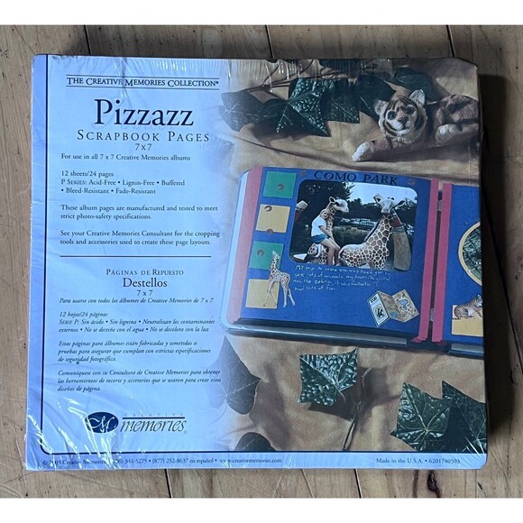 NEW Sealed 2004 7x7 Creative Memories Scrapbook 12 Page Pizzazz - Picture 1 of 2